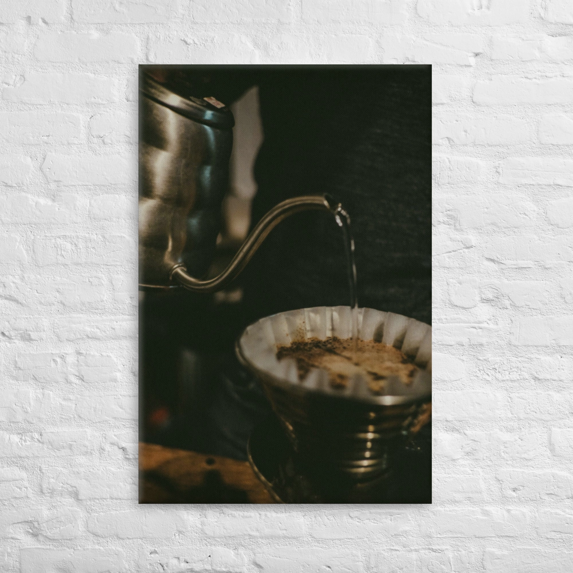 cozy cafe - canvas