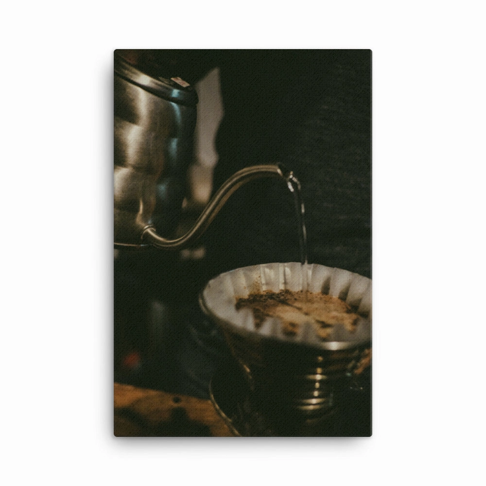 cozy cafe - canvas