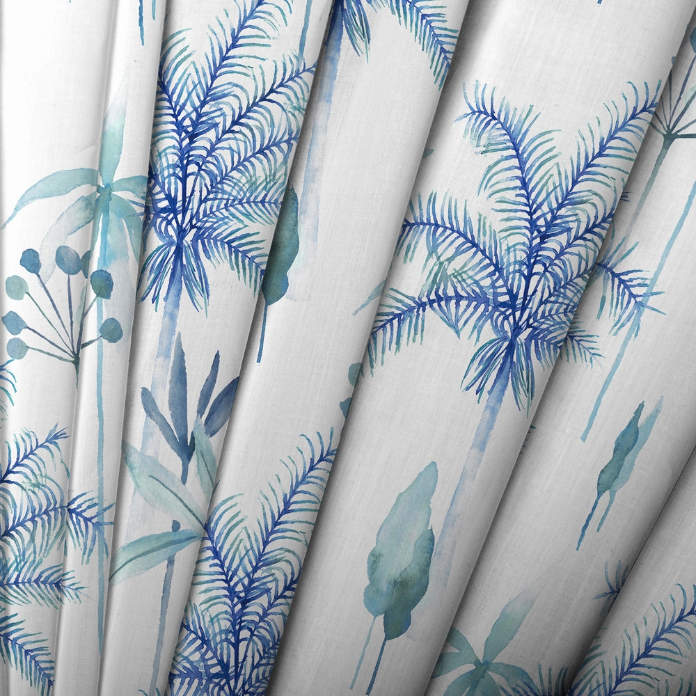 Cozzo Printed Cotton Fabric (By The Metre) Cobalt