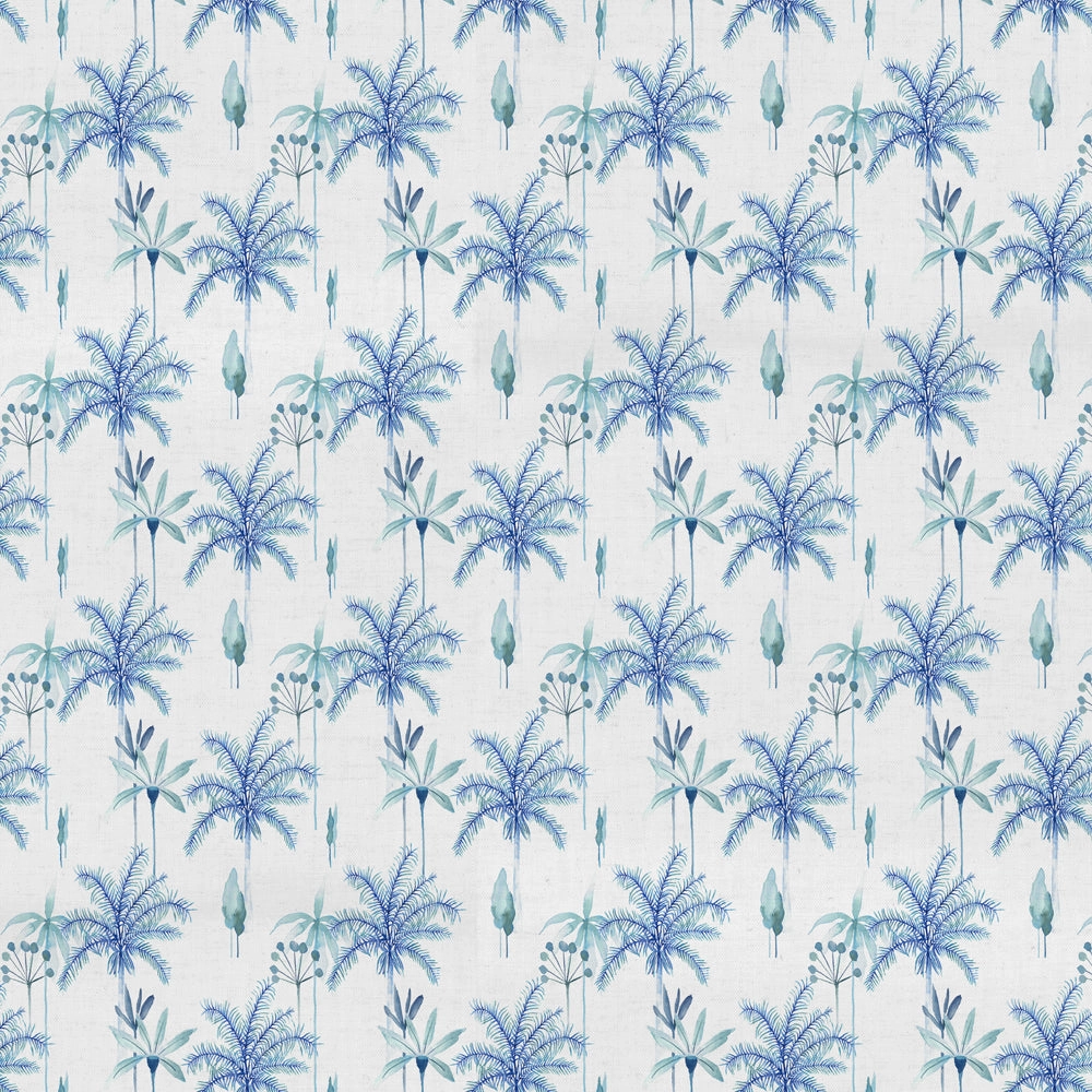 Cozzo Printed Cotton Fabric (By The Metre) Cobalt