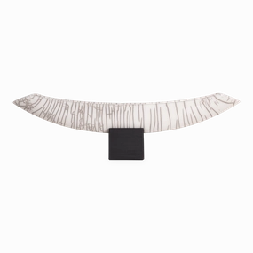 Crackle Carina Curved Trough elegant wall decor