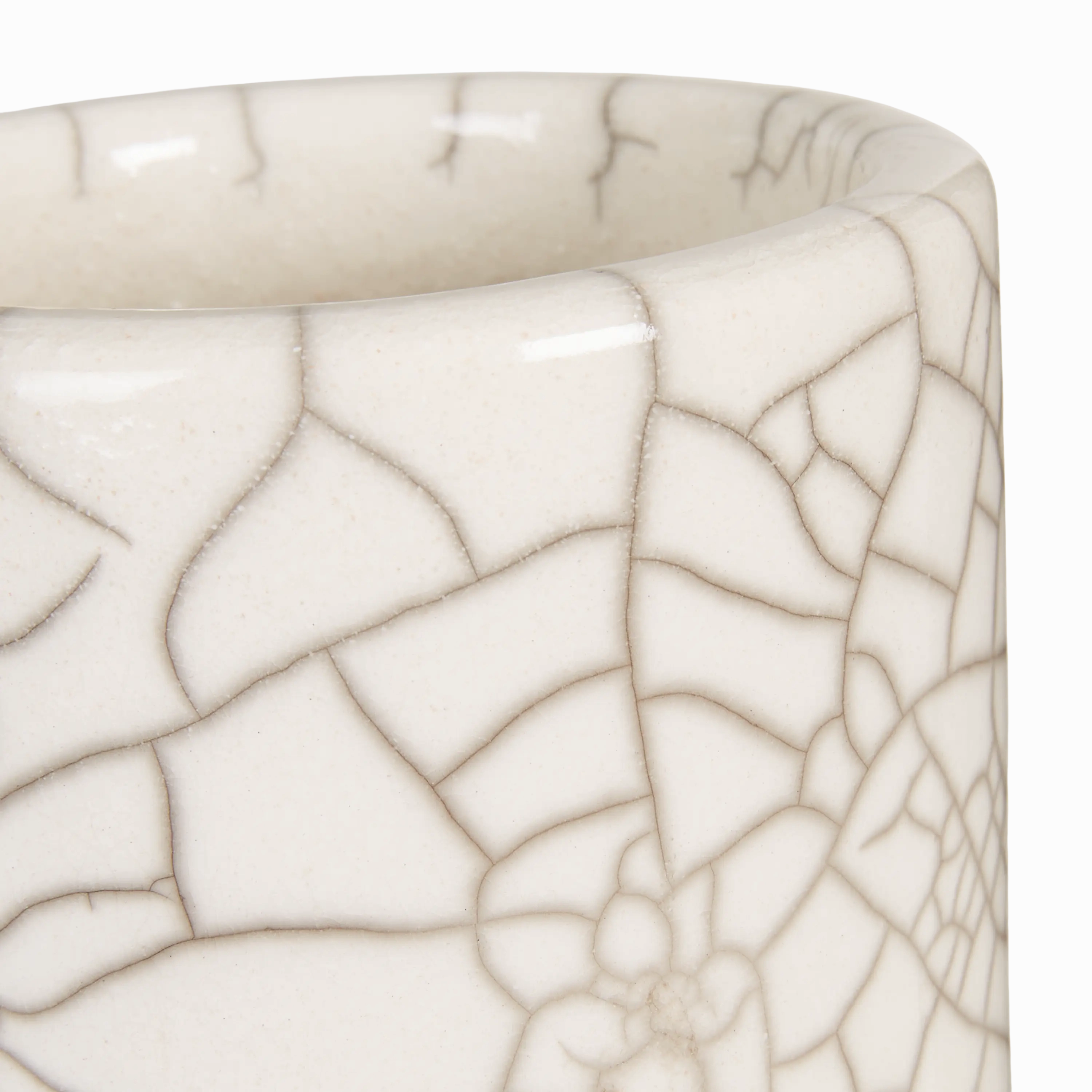 Crackle Cylinder Vase