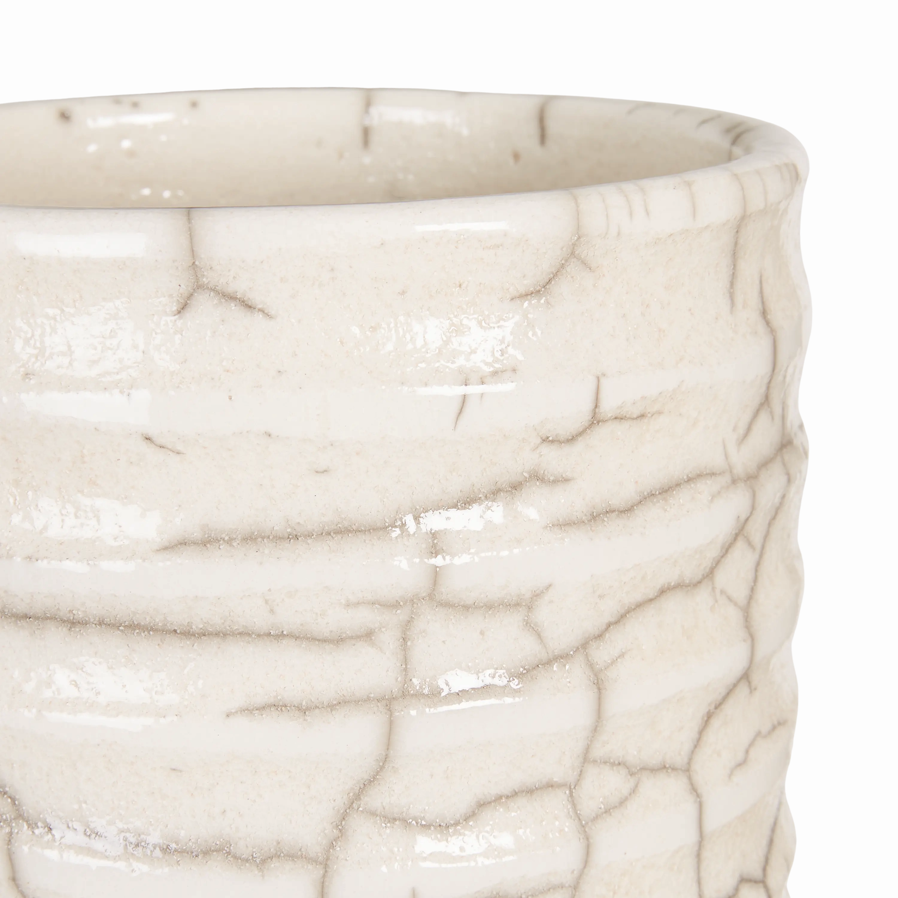 Crackle Cylinder Vase