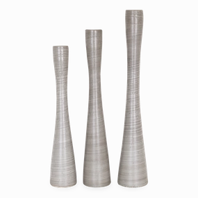 Crackle Flute Vase elegant wall decor