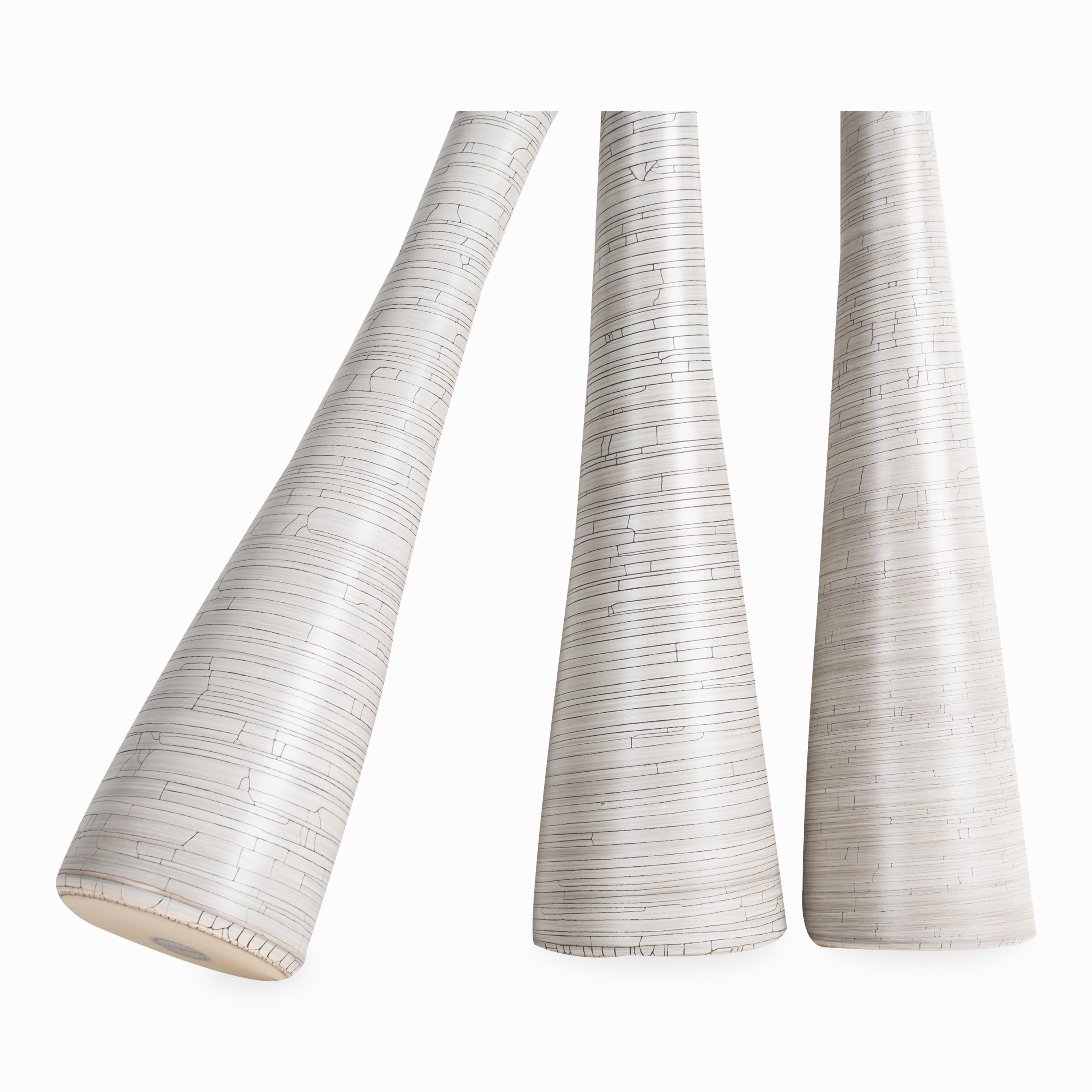 Crackle Flute Vase