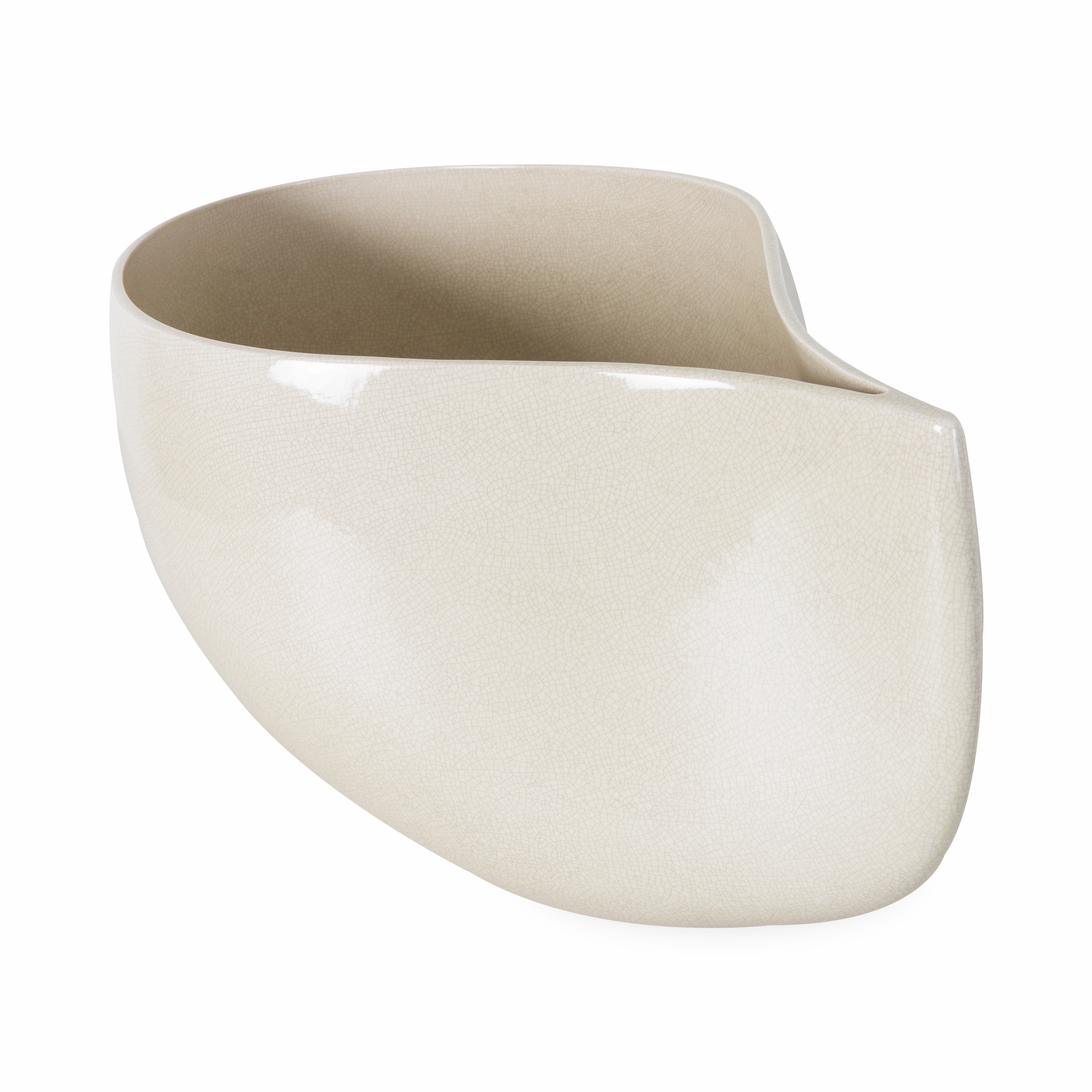 Crackle Teardrop Bowl