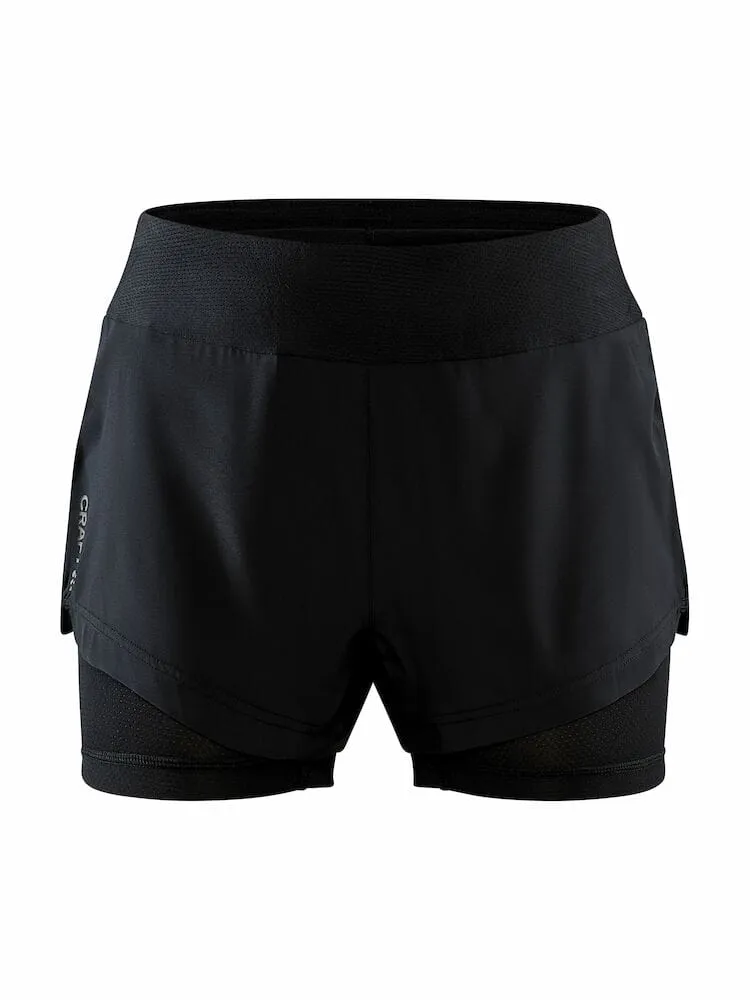 Craft Men's ADV Essence 2 in 1 Shorts in Schwarz SS25