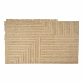 Crease Wool Rug modern art object