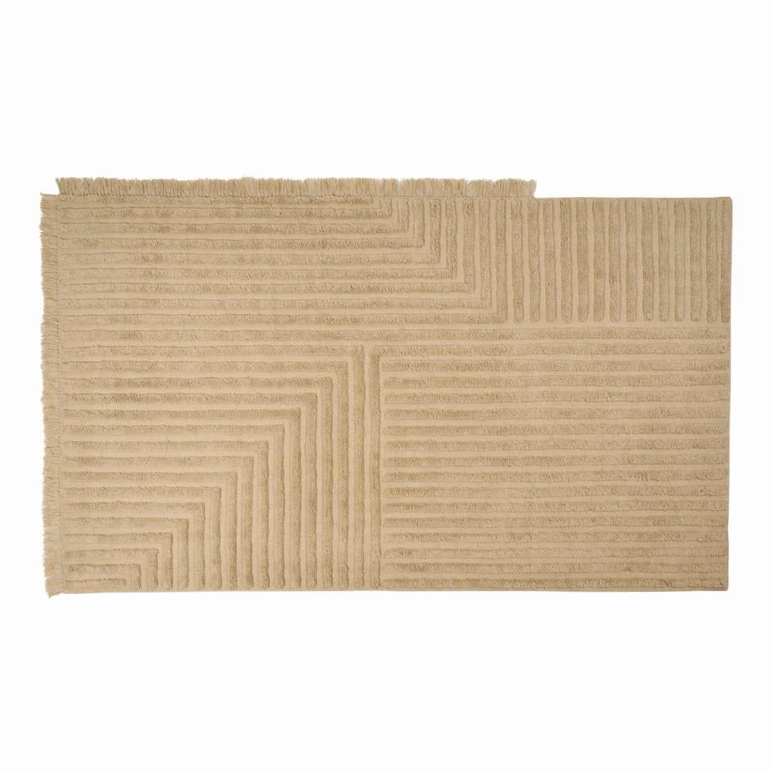 Crease Wool Rug modern art object