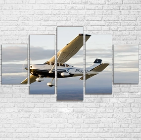 Cruising Cessna Printed Multiple Canvas Poster canvas mural art