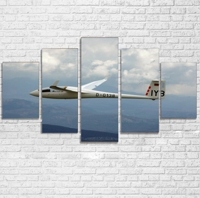 Cruising Glider Printed Multiple Canvas Poster canvas mural art