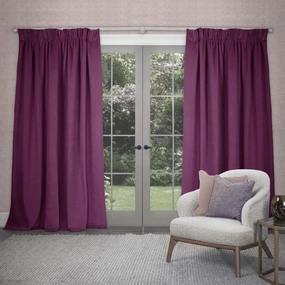 Cube Velvet Pencil Pleat Curtains Amethyst patterned fashion rug  