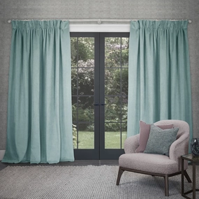 Cube Velvet Pencil Pleat Curtains Sky patterned fashion rug  