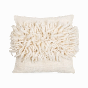 Curly Wool Pillow elegant wall decor