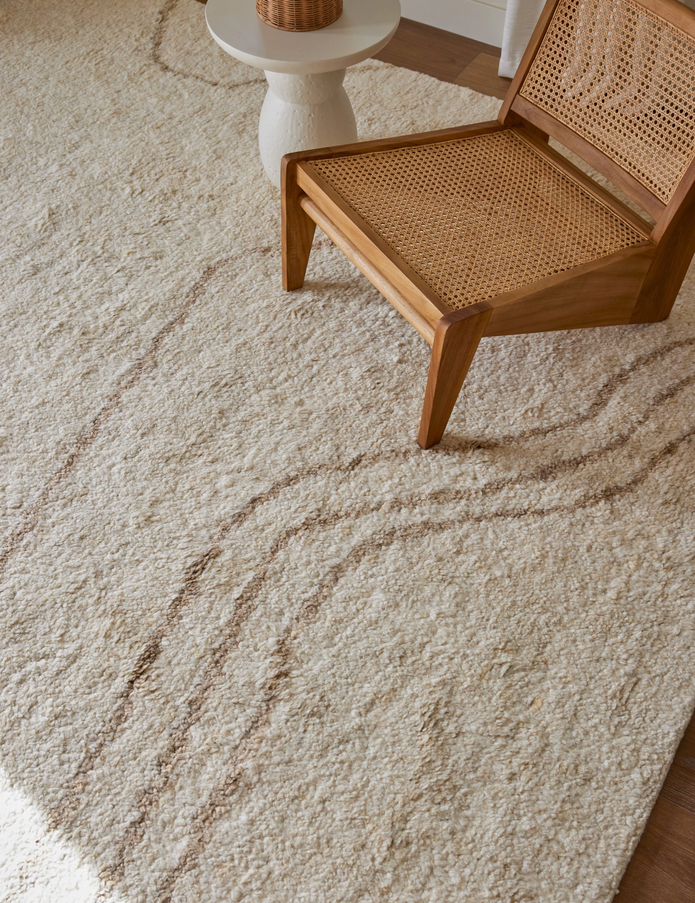 Currents Hand-Knotted Wool Rug by lan Byrd
