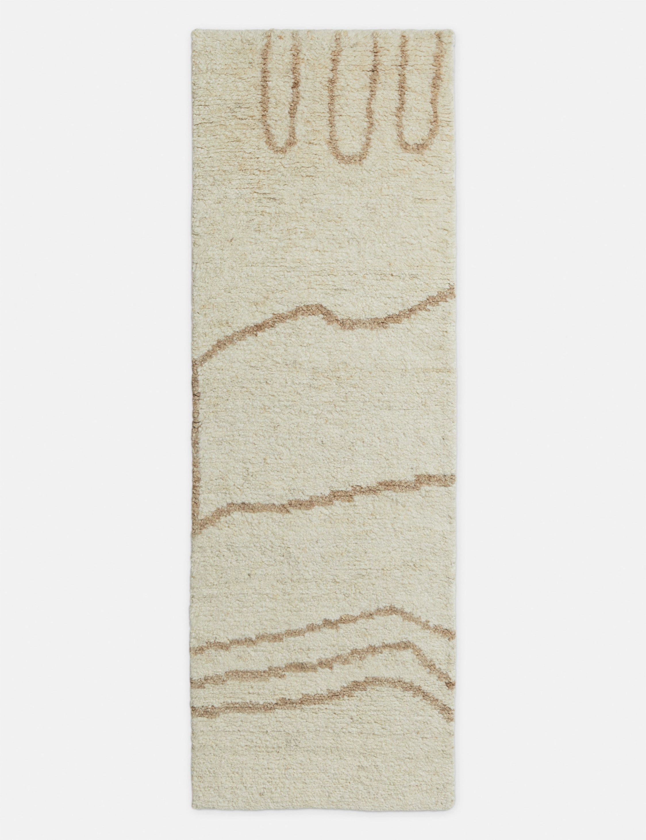 Currents Hand-Knotted Wool Rug by lan Byrd