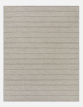 Custom Cheyenne Flatweave Wool Rug, Parchment trendy fashion rug