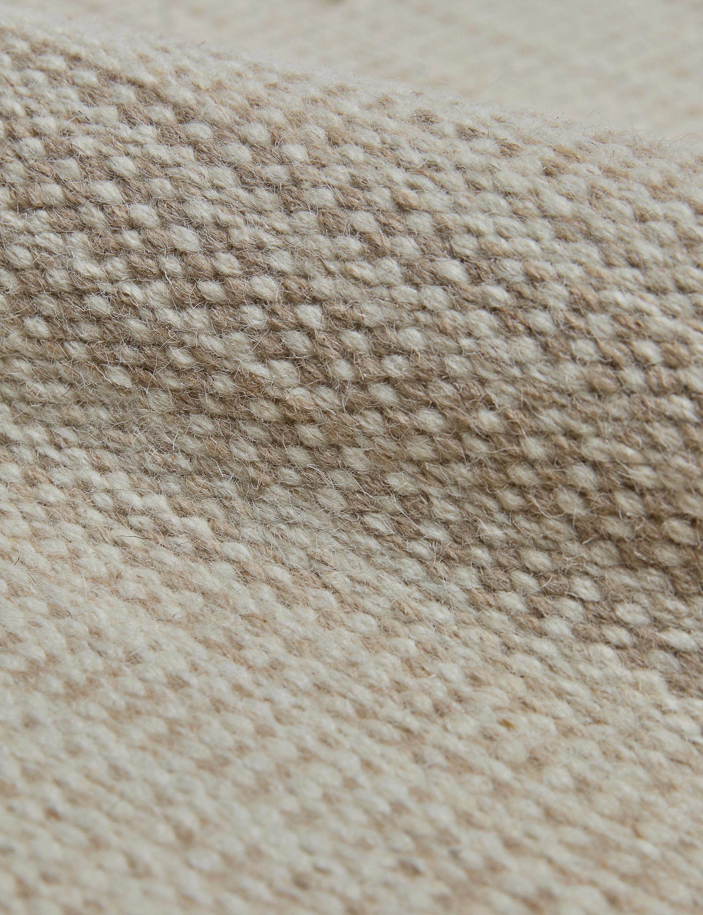 Custom Cheyenne Flatweave Wool Rug, Parchment