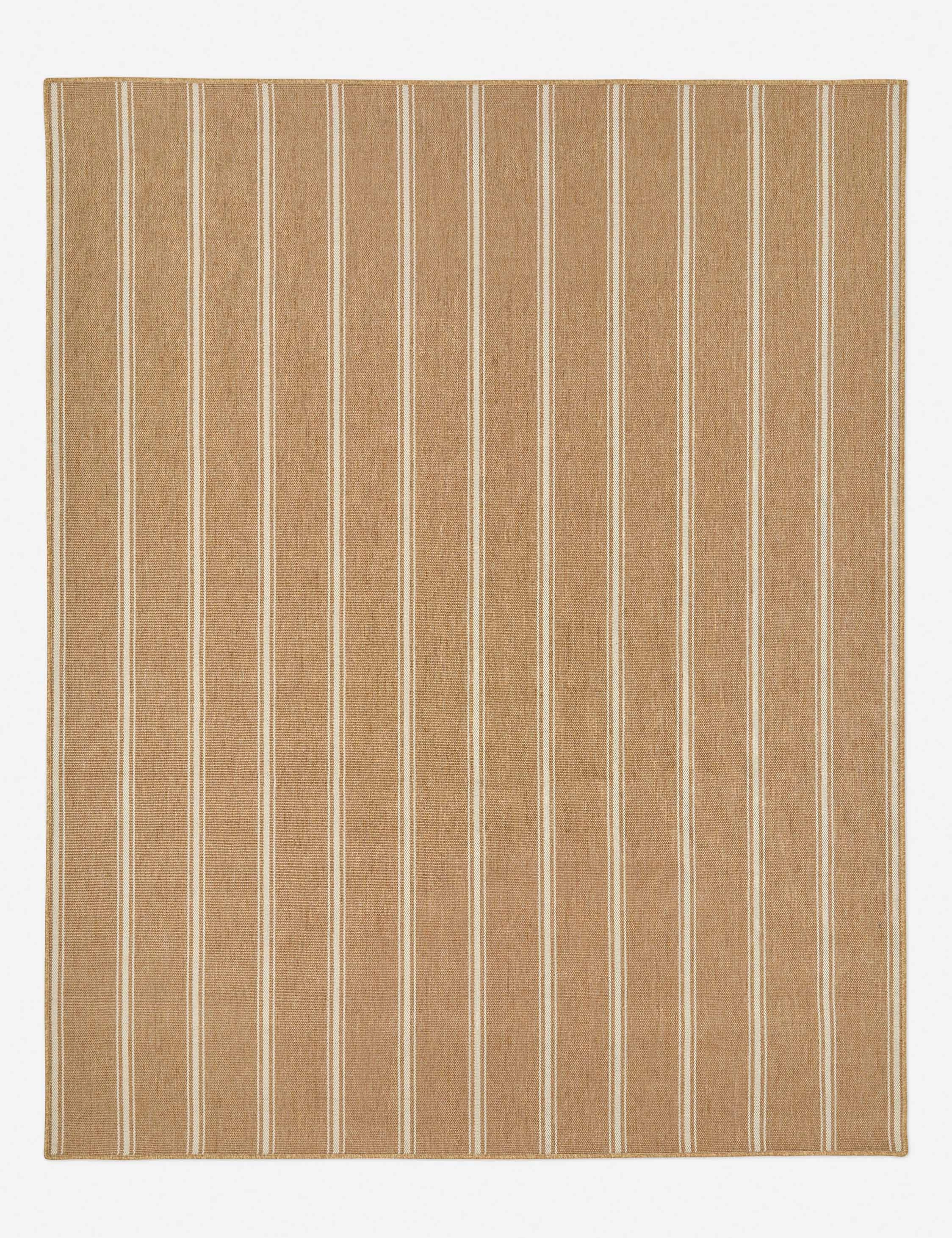 Custom Devri Hand-Loomed Indoor / Outdoor Rug, Rattan trendy fashion rug