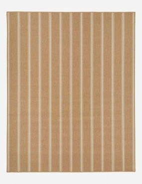 Custom Devri Hand-Loomed Indoor / Outdoor Rug, Rattan trendy fashion rug