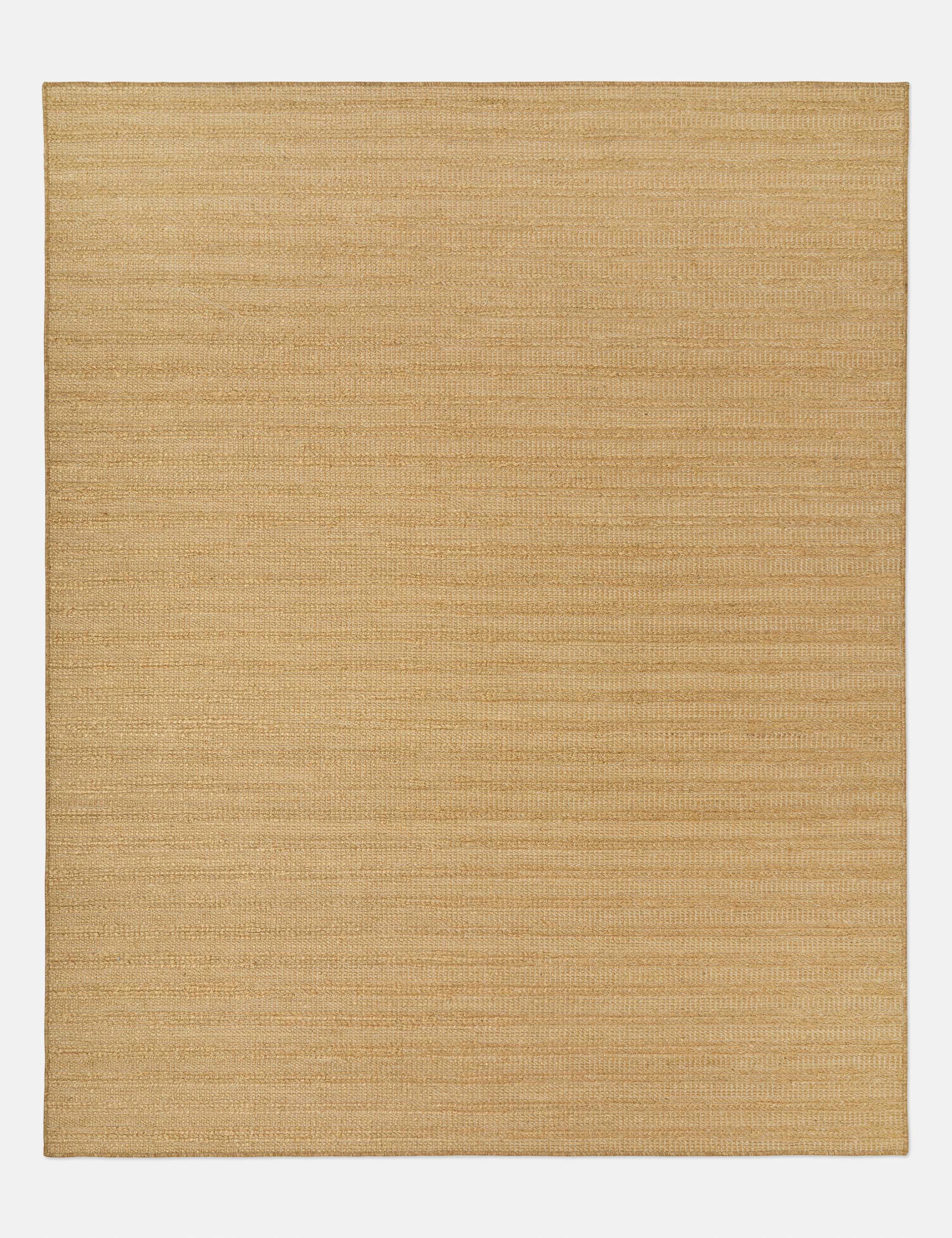 Custom Laverne Hand-Loomed Jute Rug, Sand trendy fashion rug