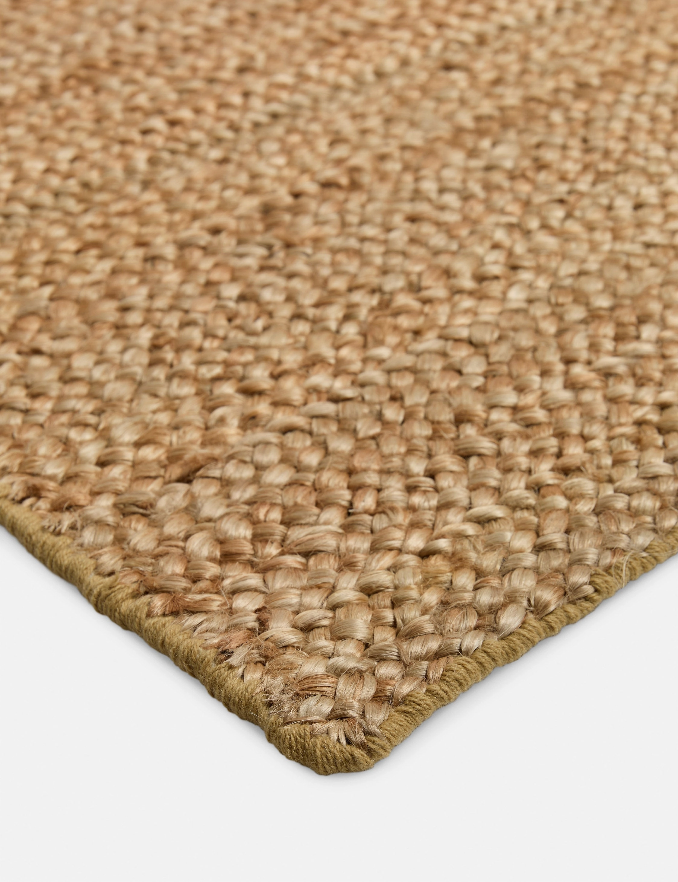 Custom Machi Hand-Loomed Jute Rug, Gold