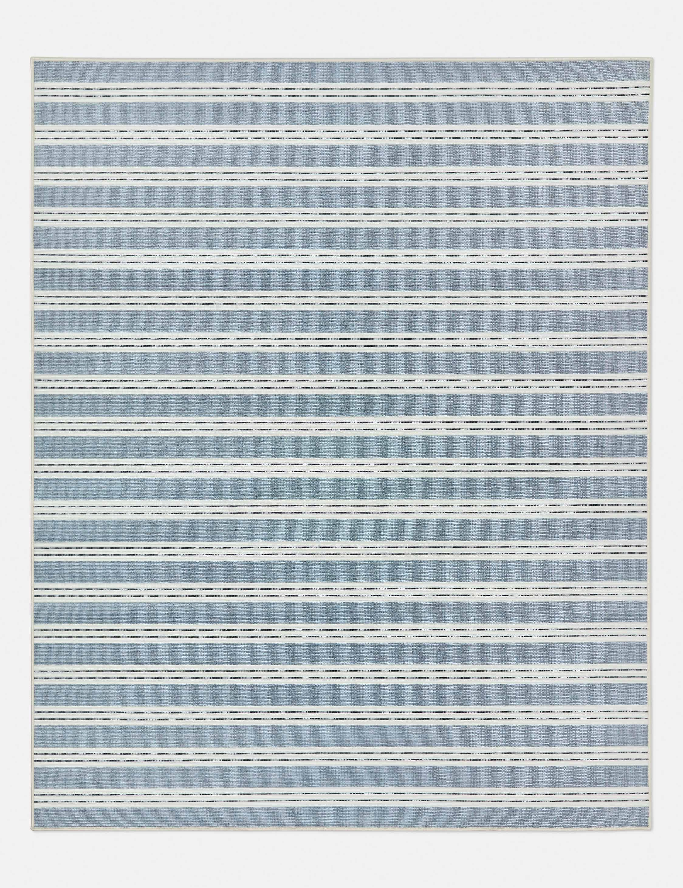 Custom Minetta Hand-Loomed Indoor / Outdoor Rug, Lapis trendy fashion rug