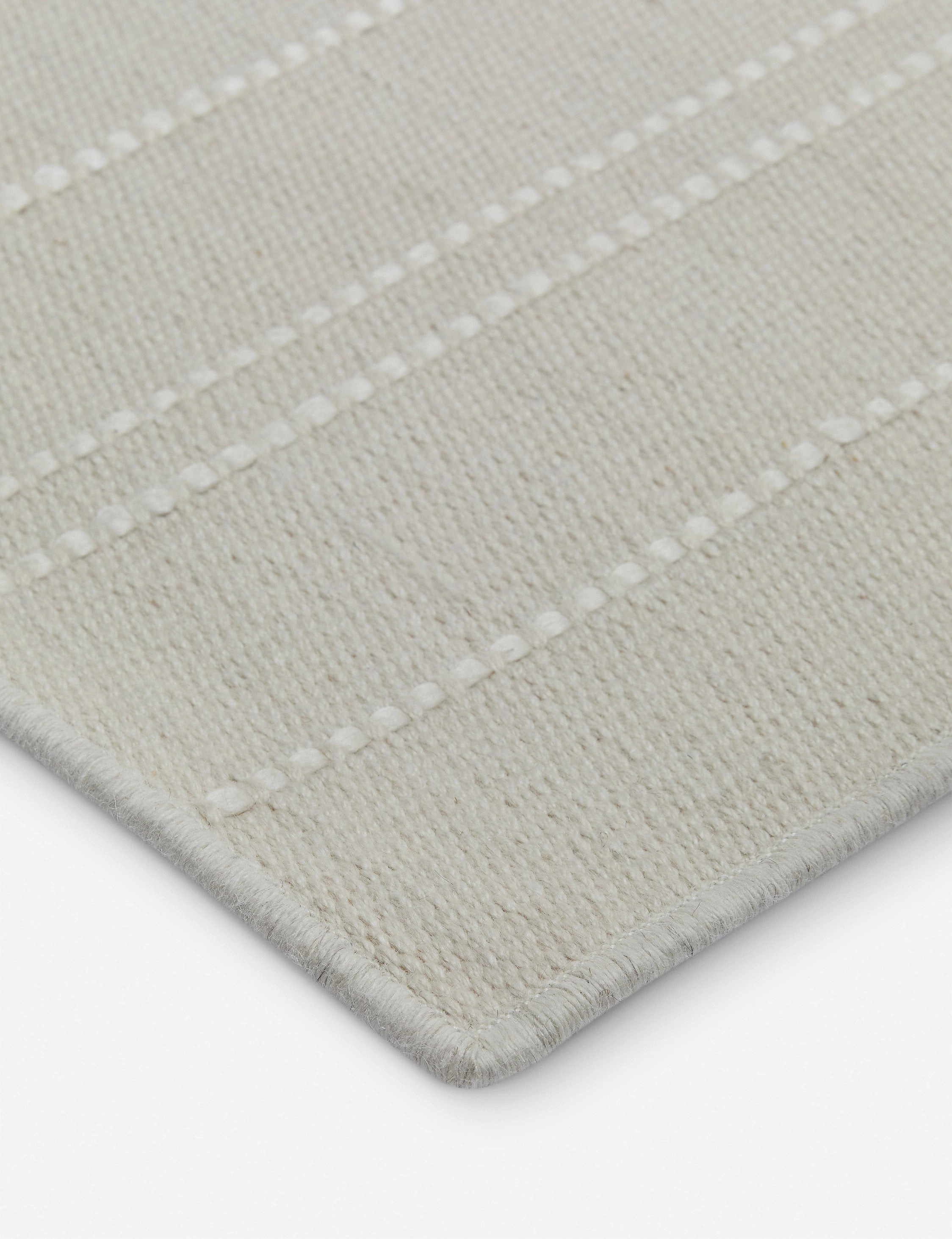 Custom Vellani Flatweave Rug, Ivory