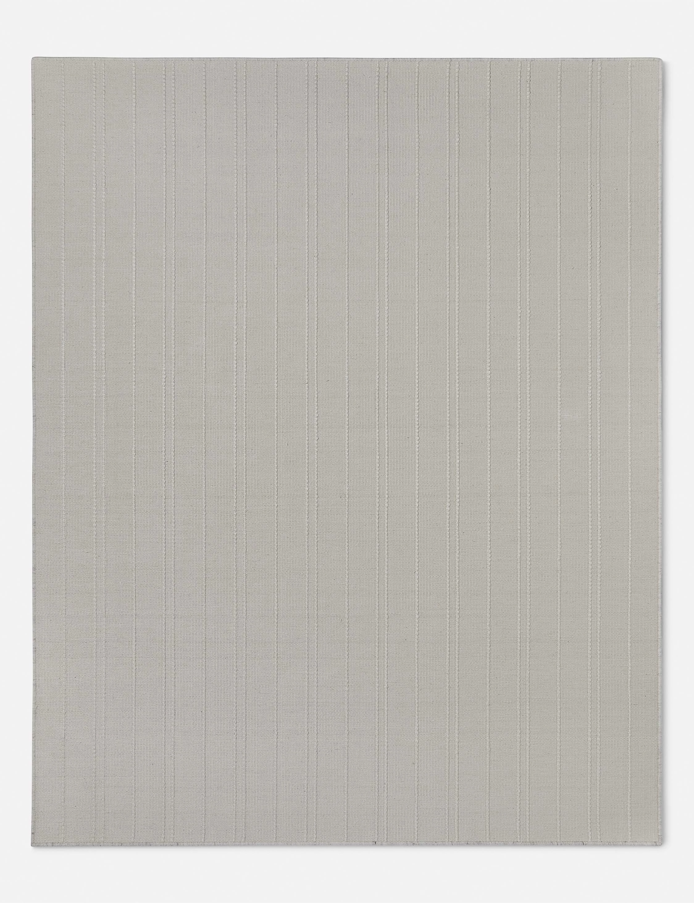 Custom Vellani Flatweave Rug, Ivory trendy fashion rug