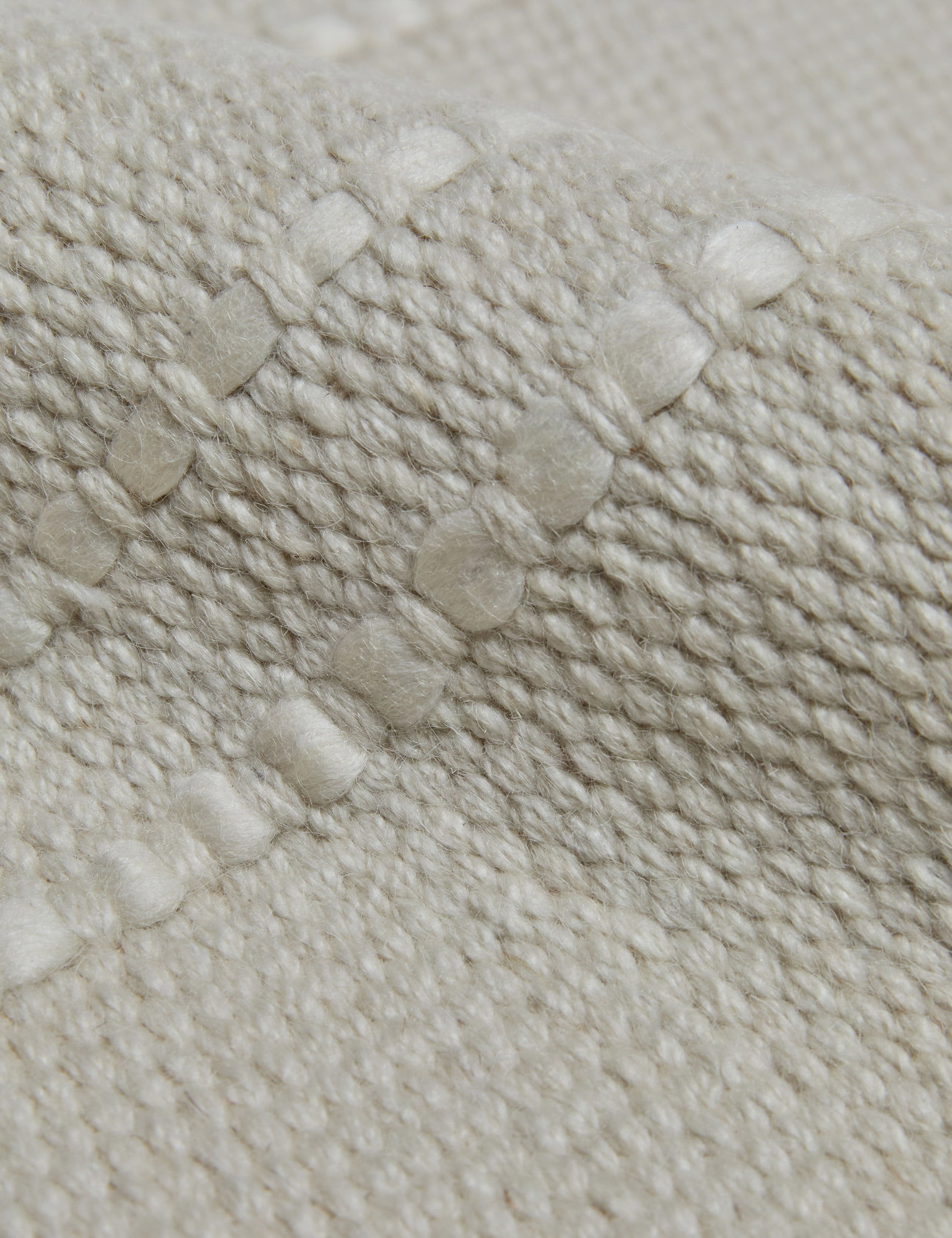 Custom Vellani Flatweave Rug, Ivory