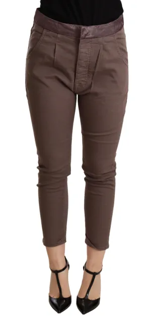 CYCLE Skinny Stretch Damenhose mit mittlerer Taillenhöhe und Cropped-Länge