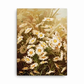 Daisies - canvas canvas mural art