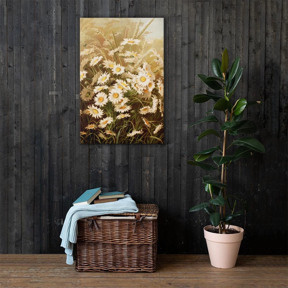 Daisies - canvas