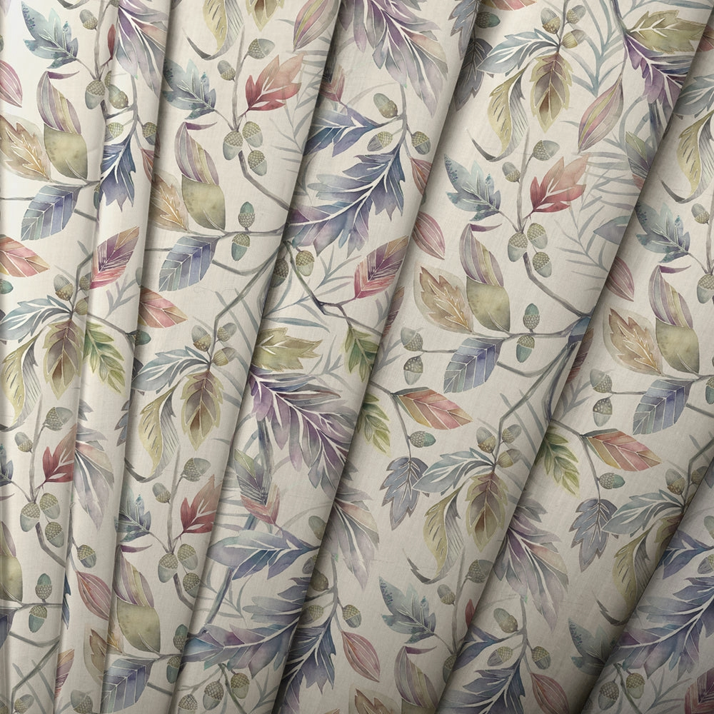 Danbury Printed Made to Measure Curtains Loganberry