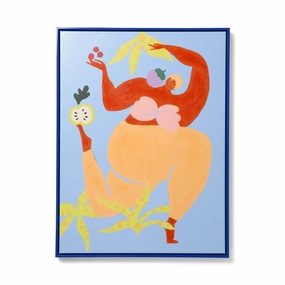 Dancing Woman Art Board framed wall decor
