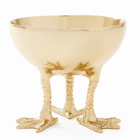 Daphne  Bowl With Brass Finish home display ornament