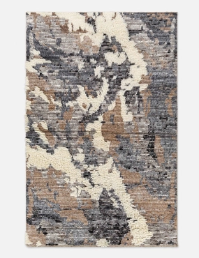 Dasia Hand-Knotted Wool Moroccan Shag Rug trendy fashion rug