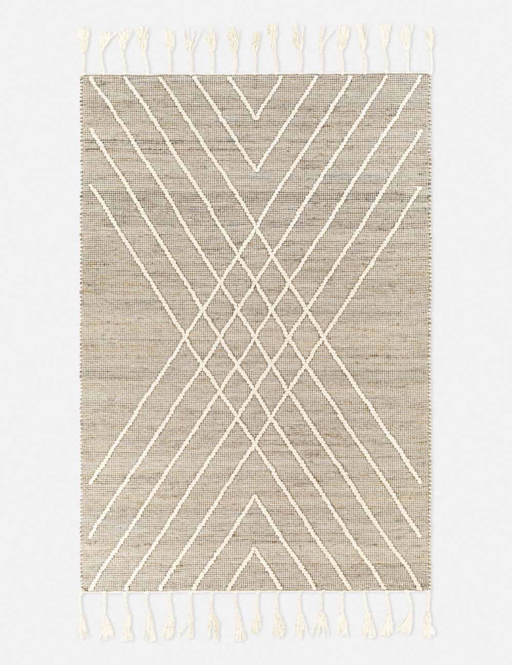 Davina Handwoven Jute-Blend Rug trendy fashion rug