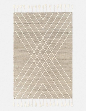 Davina Handwoven Jute-Blend Rug trendy fashion rug