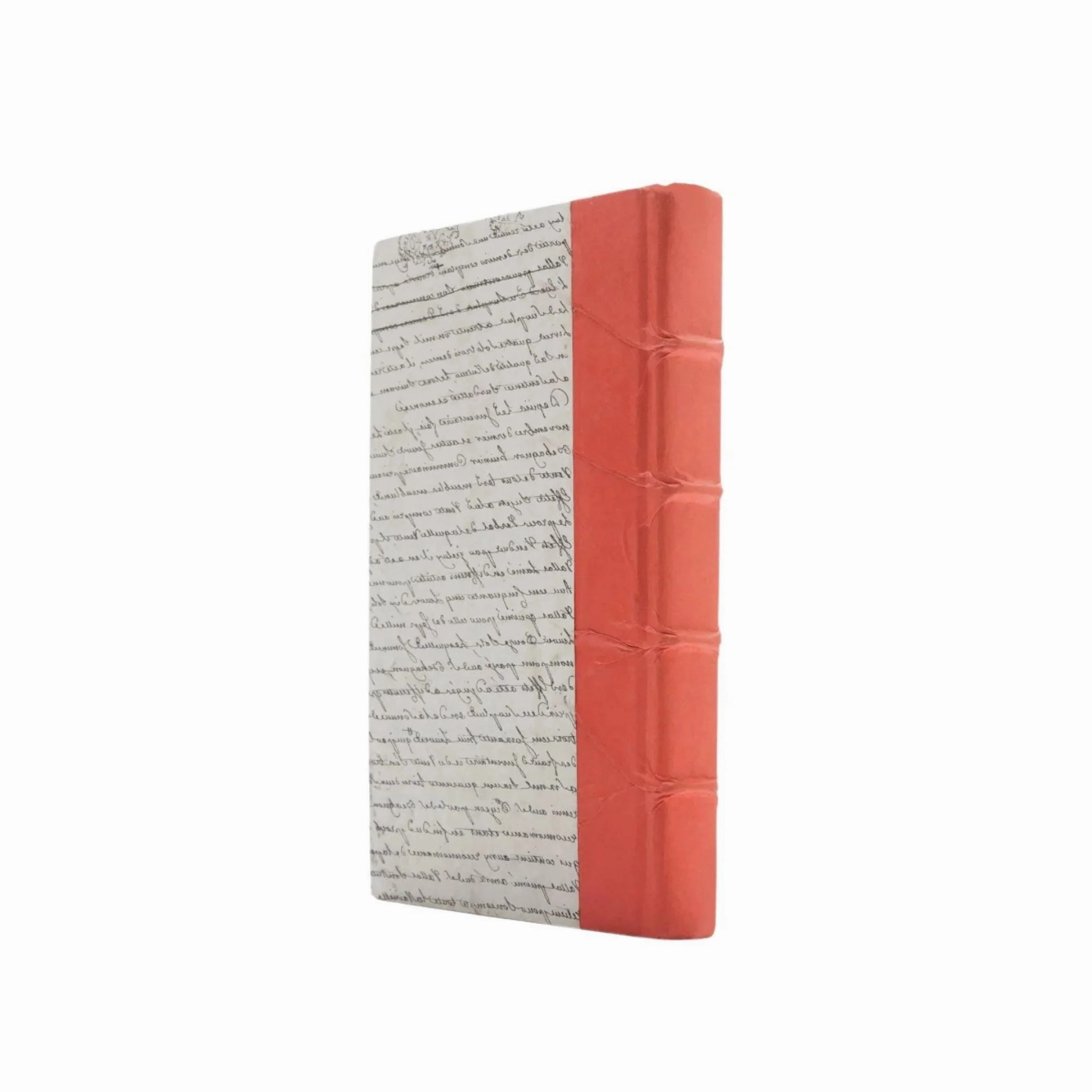 Decorative Book in Persimmon Orange home display ornament