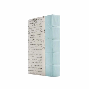 Decorative Book in Pool Blue home display ornament
