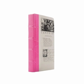 Decorative Books in Fuchsia Pink home display ornament