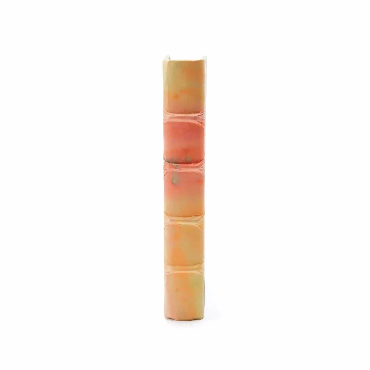 Decorative Books in Orange Acid Wash