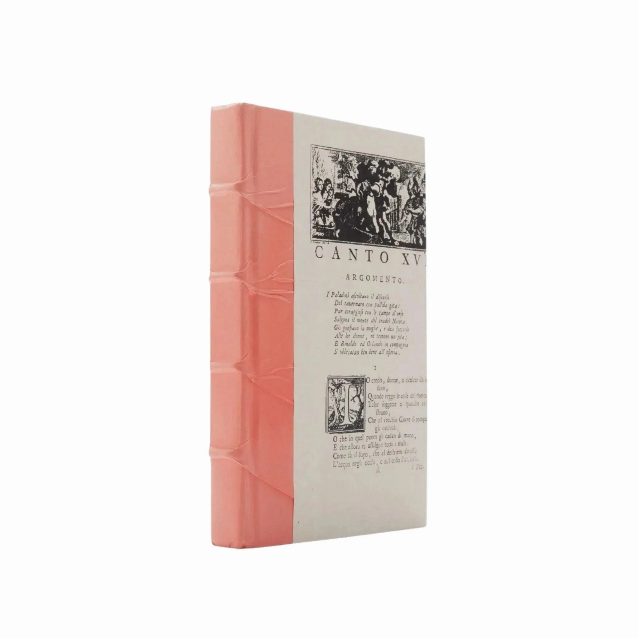 Decorative Books in Papaya Orange home display ornament
