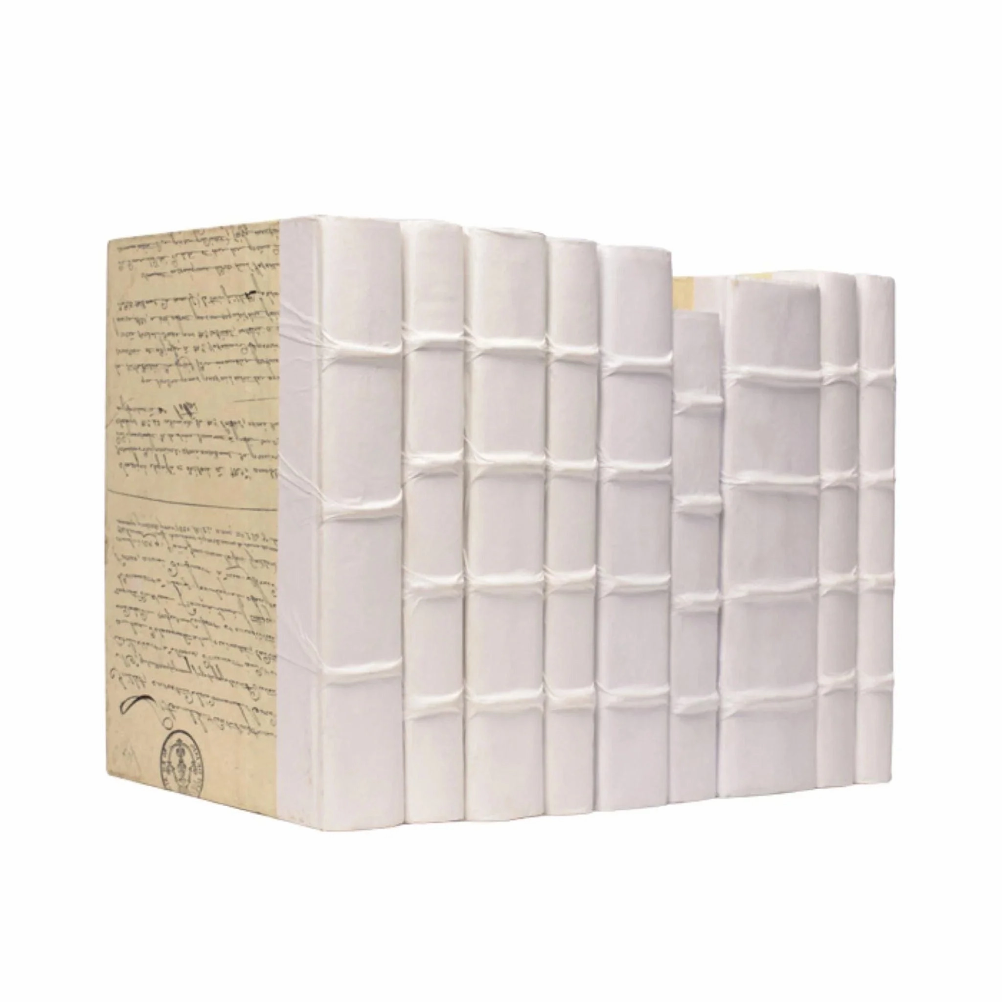 Decorative Books in Solid White