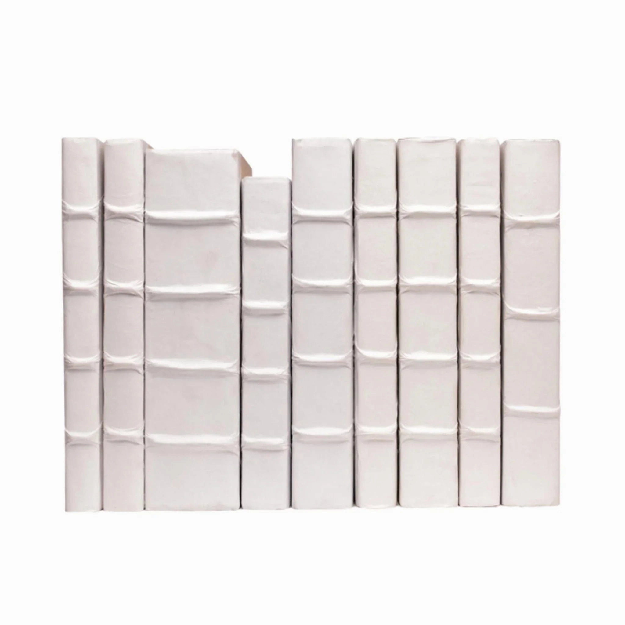 Decorative Books in Solid White home display ornament