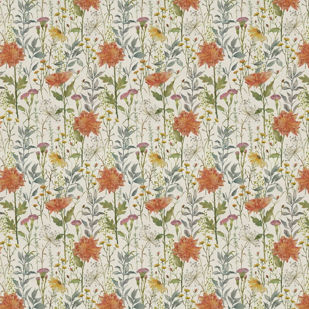 Delamere Printed Cotton Fabric (By The Metre) Linen