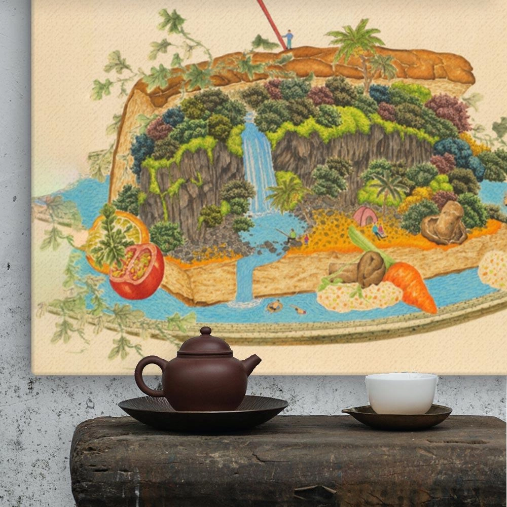 delicious landscape 7 - canvas