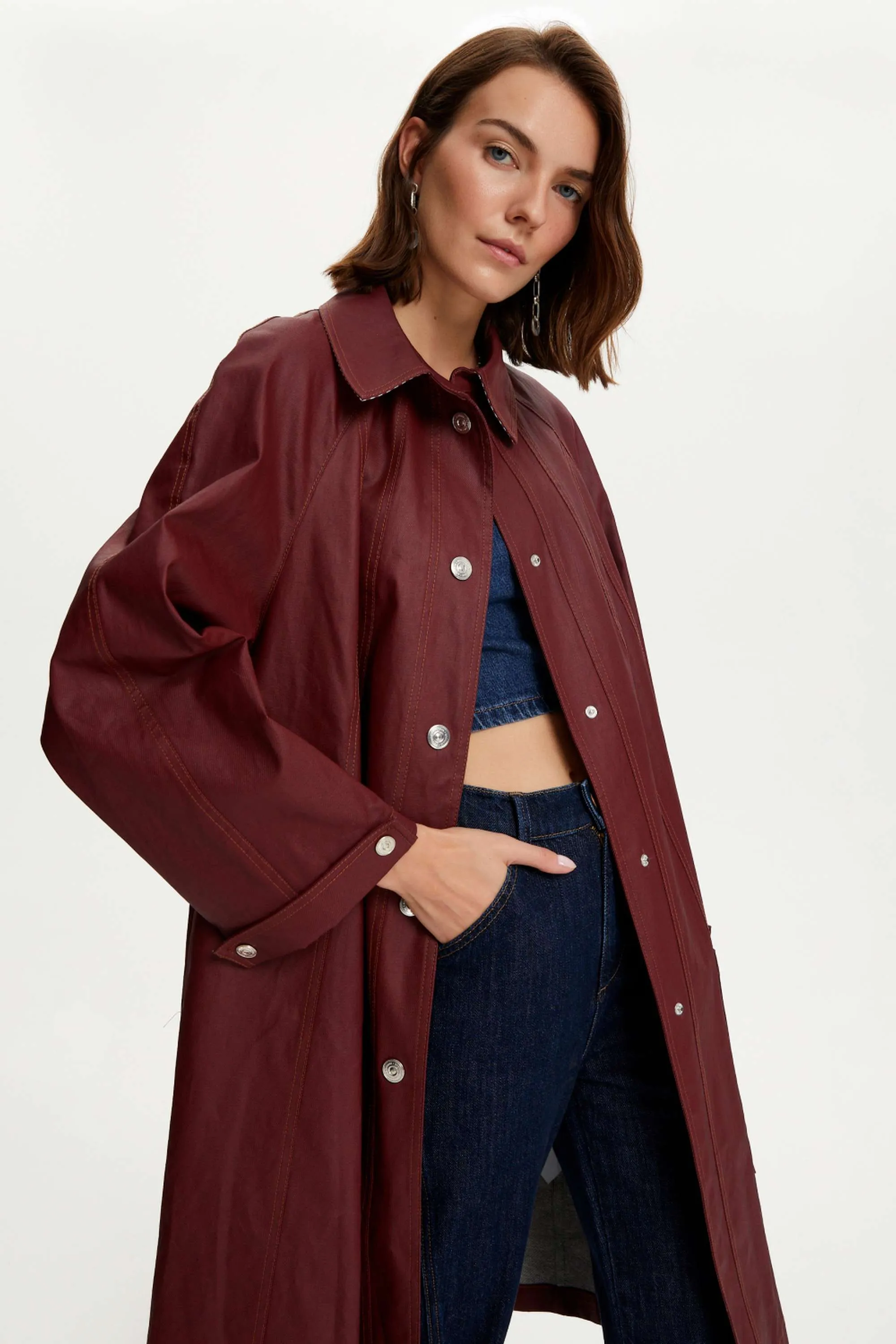 Denim Trenchcoat