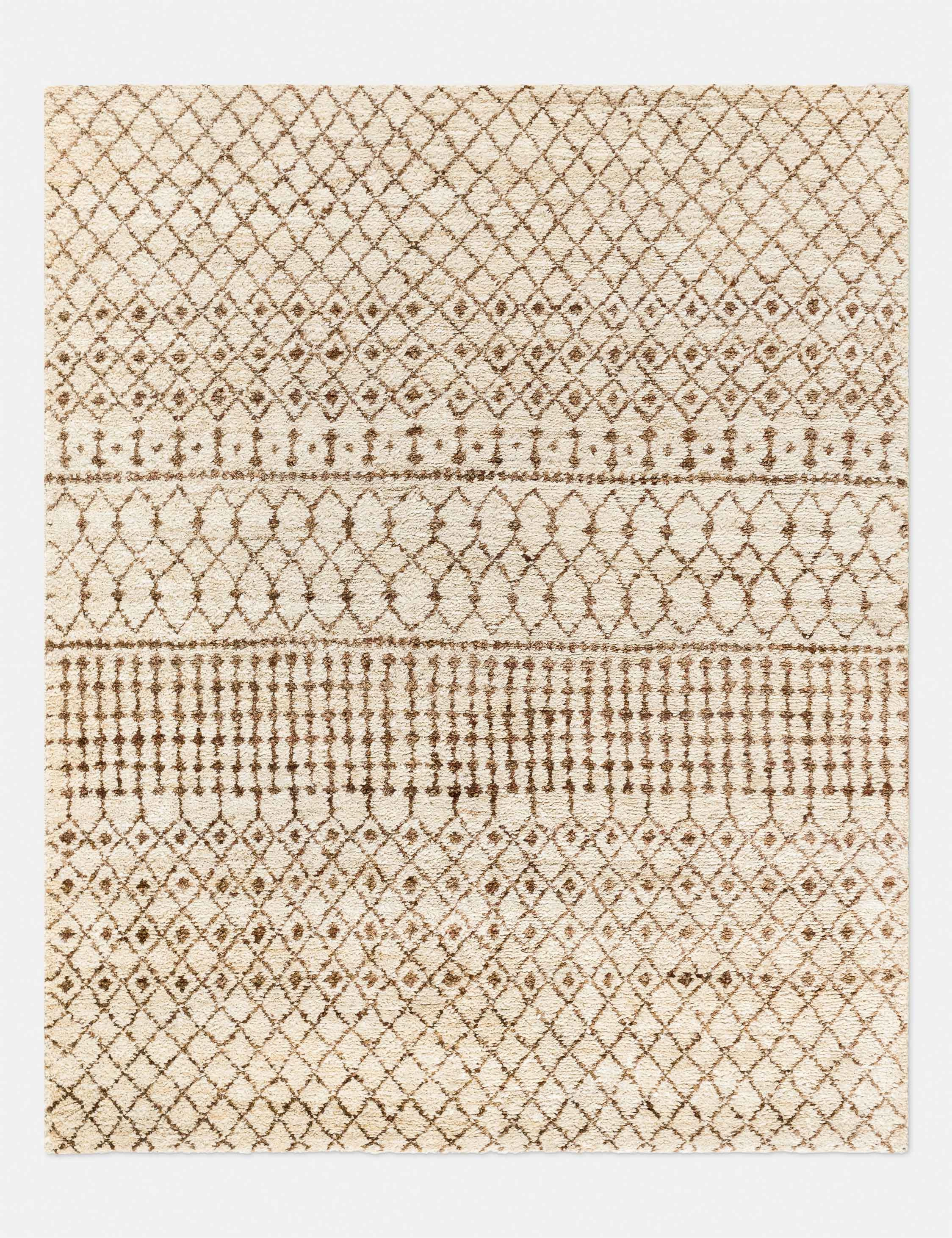 Devera Hand-Knotted Jute Moroccan-Style Rug